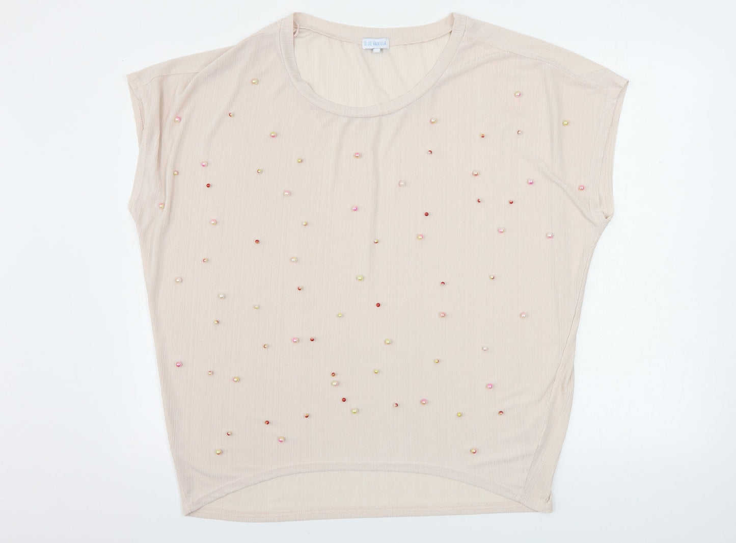 Blue vanilla   Womens Beige   Basic Blouse Size M