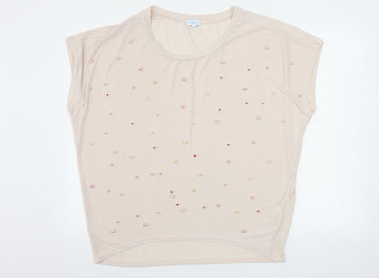 Blue vanilla   Womens Beige   Basic Blouse Size M