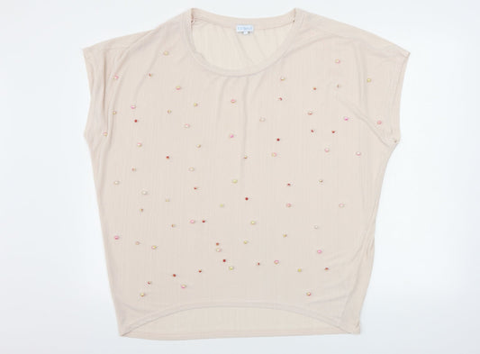 Blue vanilla   Womens Beige   Basic Blouse Size M