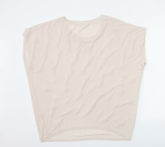 Blue vanilla   Womens Beige   Basic Blouse Size M