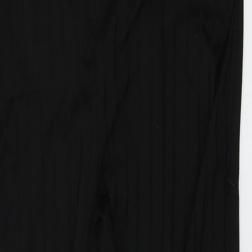 Womens UK Size 16 Boohoo Regular Fit  Black Trousers