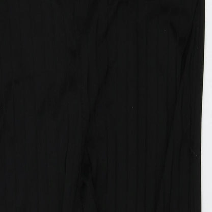 Womens UK Size 16 Boohoo Regular Fit  Black Trousers