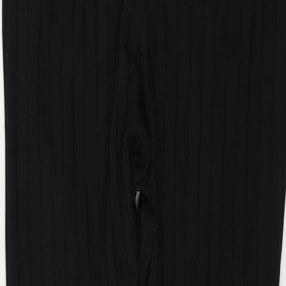 Womens UK Size 16 Boohoo Regular Fit  Black Trousers
