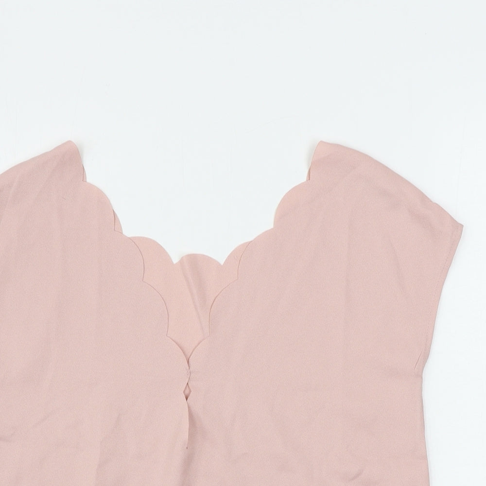 SheIn Womens Pink   Basic Blouse Size XS