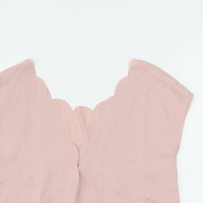 SheIn Womens Pink   Basic Blouse Size XS