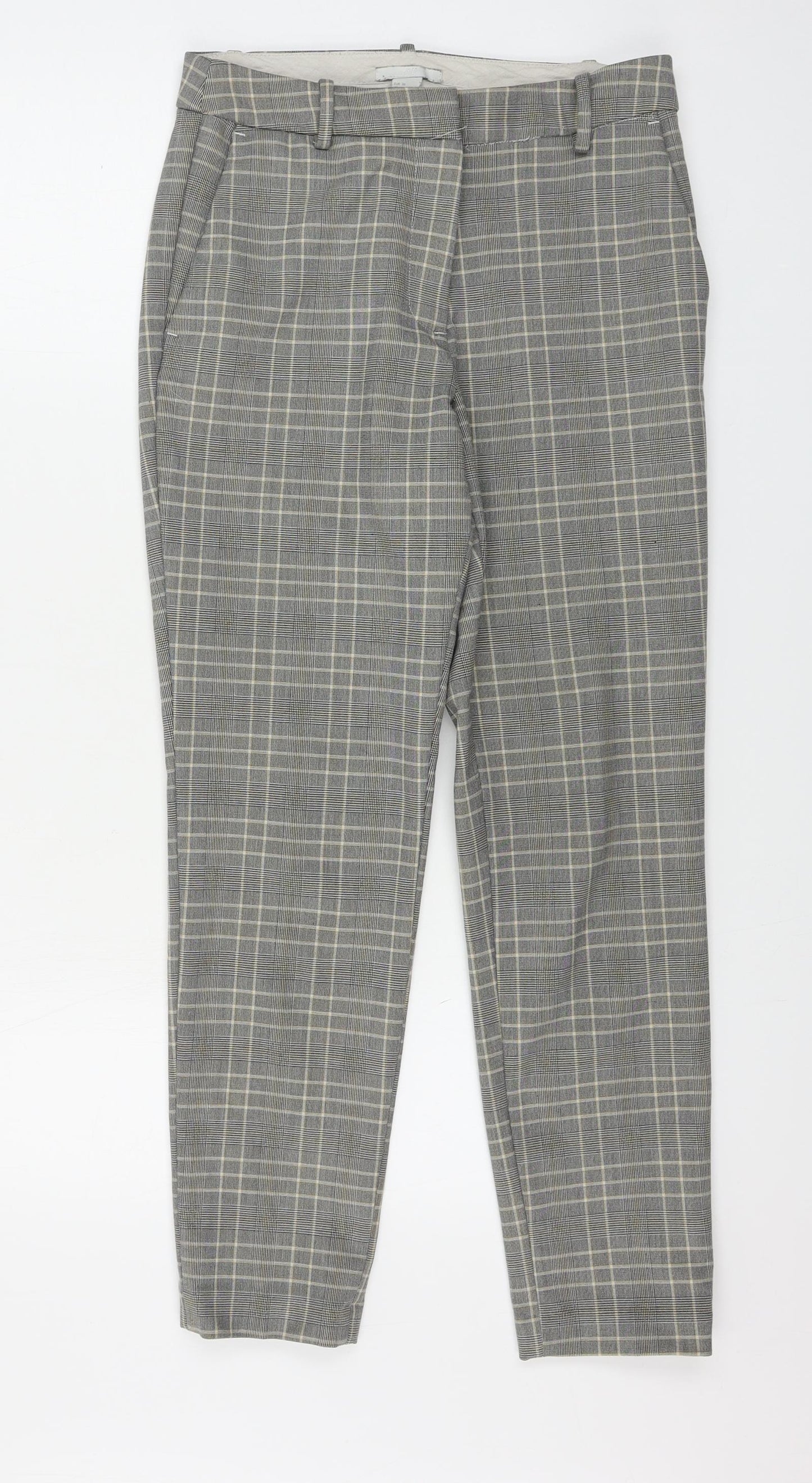 Womens UK Size 6 H&M Regular Fit  Beige Trousers