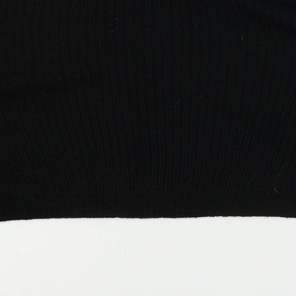 Womens UK Size M PRETTYLITTLETHING Black Pullover Jumper