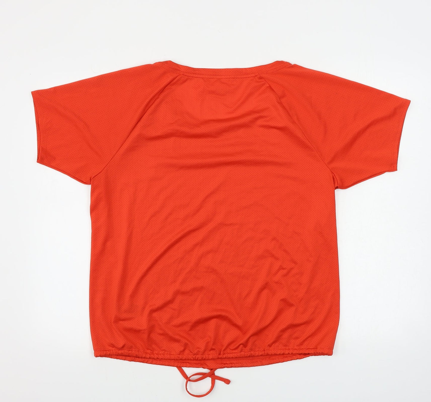 Womens UK Size 12 Marks and Spencer Red Basic T-Shirt