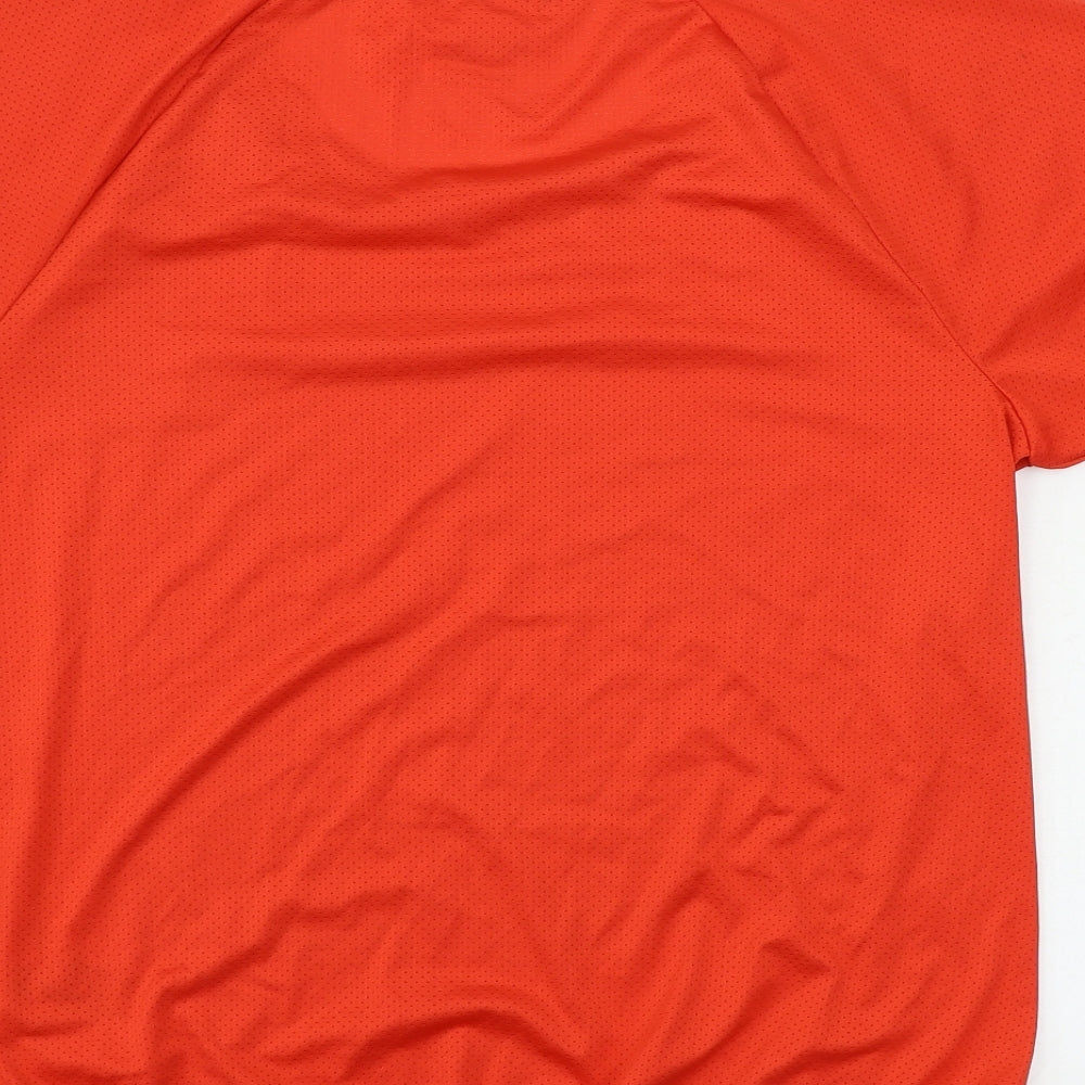 Womens UK Size 12 Marks and Spencer Red Basic T-Shirt