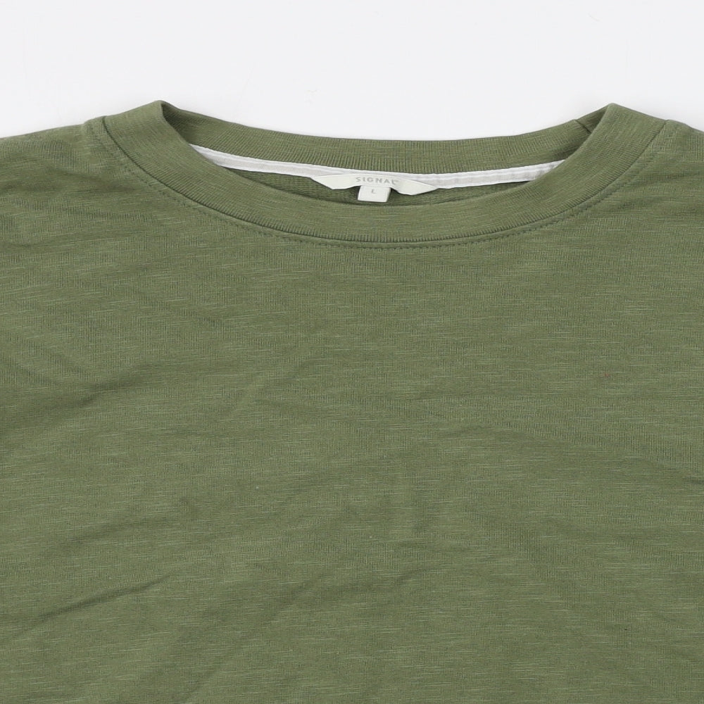 Signal  Mens Green   Pullover Jumper Size L