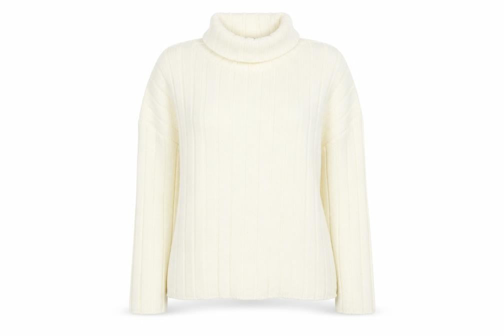 Womens UK Size S Missguided Ivory Pullover Jumper