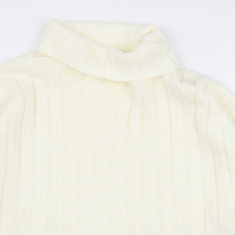 Womens UK Size S Missguided Ivory Pullover Jumper