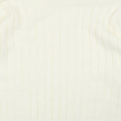 Womens UK Size S Missguided Ivory Pullover Jumper