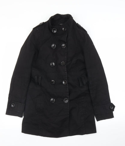 Primark Womens Black   Pea Coat Coat Size 12