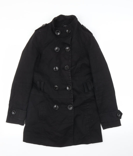 Primark Womens Black   Pea Coat Coat Size 12