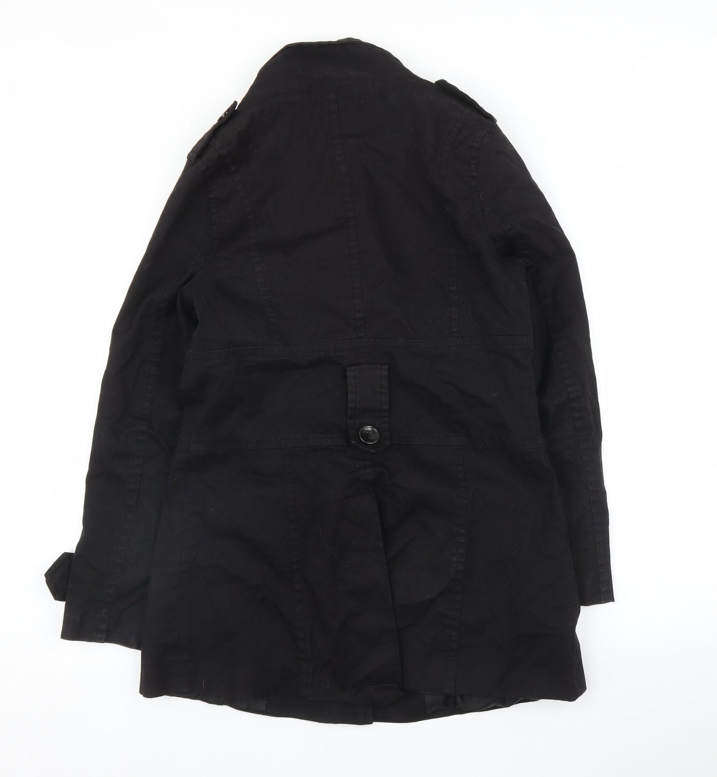 Primark Womens Black   Pea Coat Coat Size 12