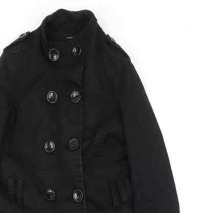 Primark Womens Black   Pea Coat Coat Size 12