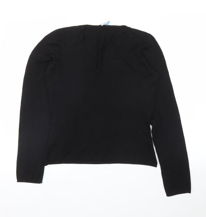 Womens UK Size 14 Oasis Black Pullover Jumper