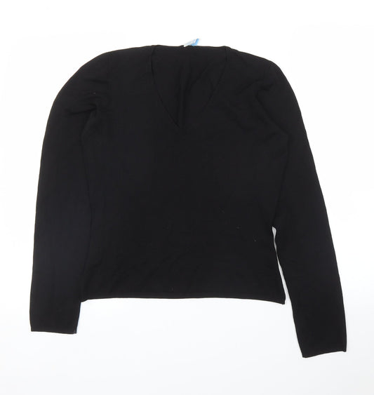 Womens UK Size 14 Oasis Black Pullover Jumper