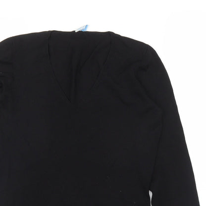Womens UK Size 14 Oasis Black Pullover Jumper
