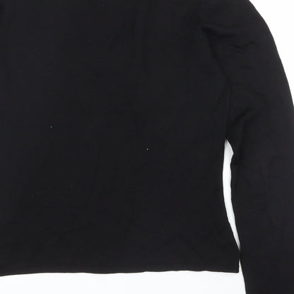 Womens UK Size 14 Oasis Black Pullover Jumper