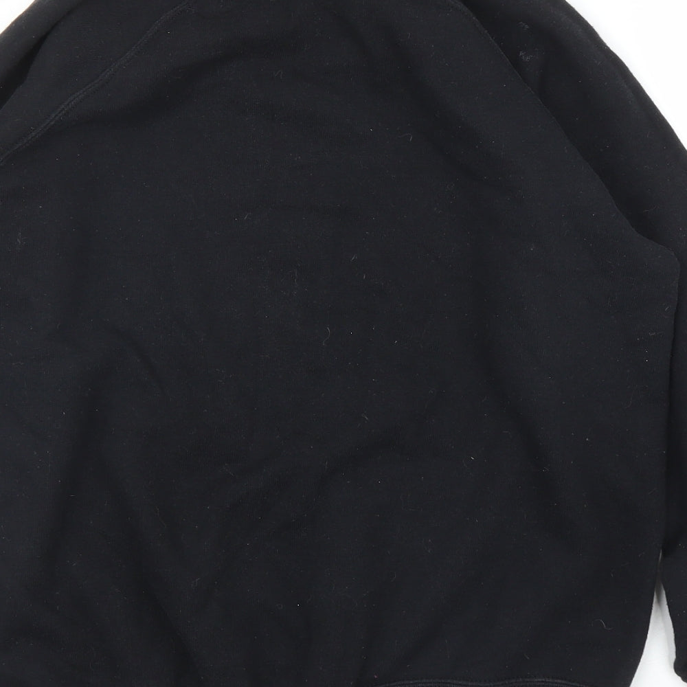 Fruit of the Loom Girls Black   Pullover Jumper Size 12-13 Years