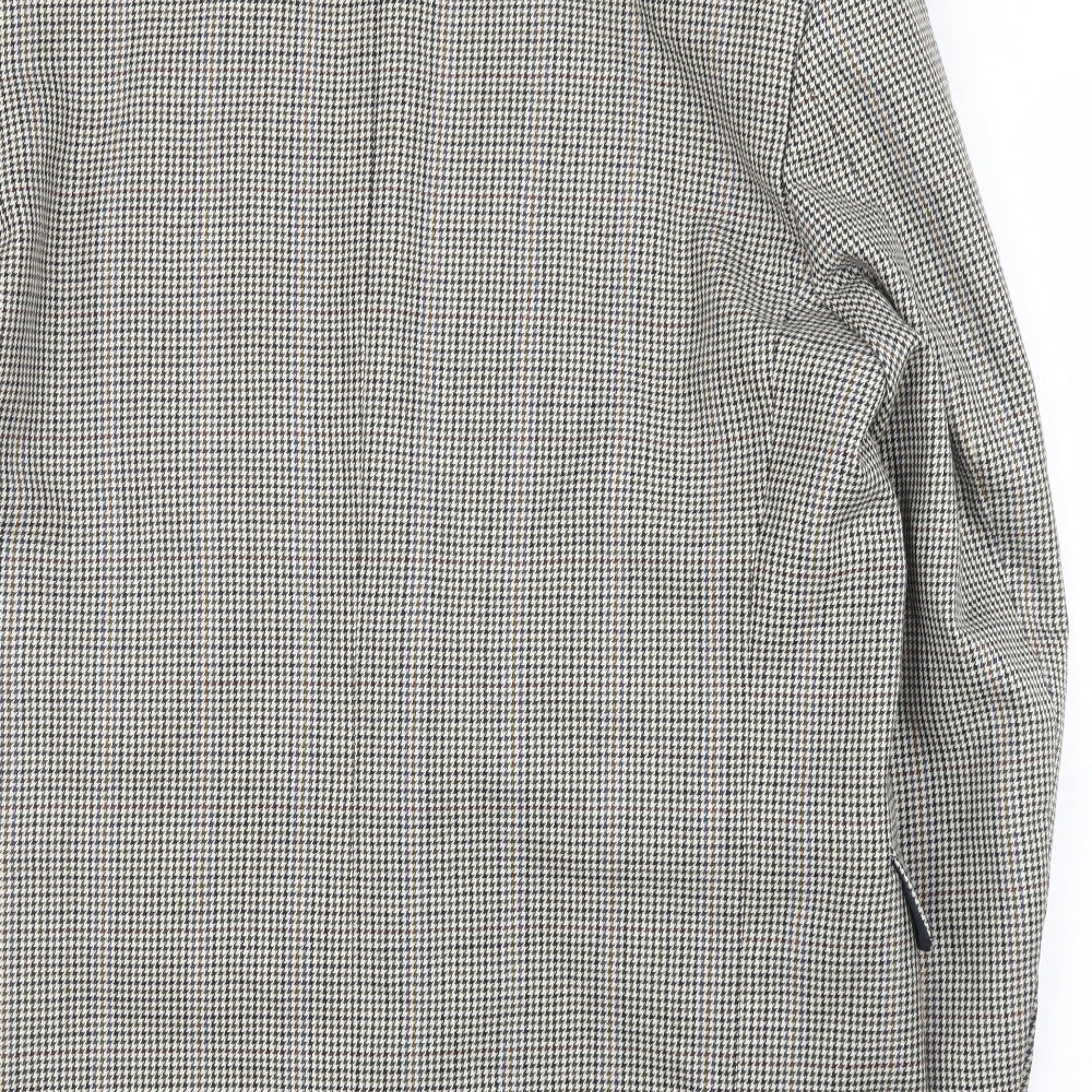Mens UK Size 40 Burton Regular Beige Suit Jacket