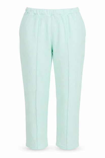 Womens UK Size 16 Damart Regular Fit Sweatpants Green Trousers