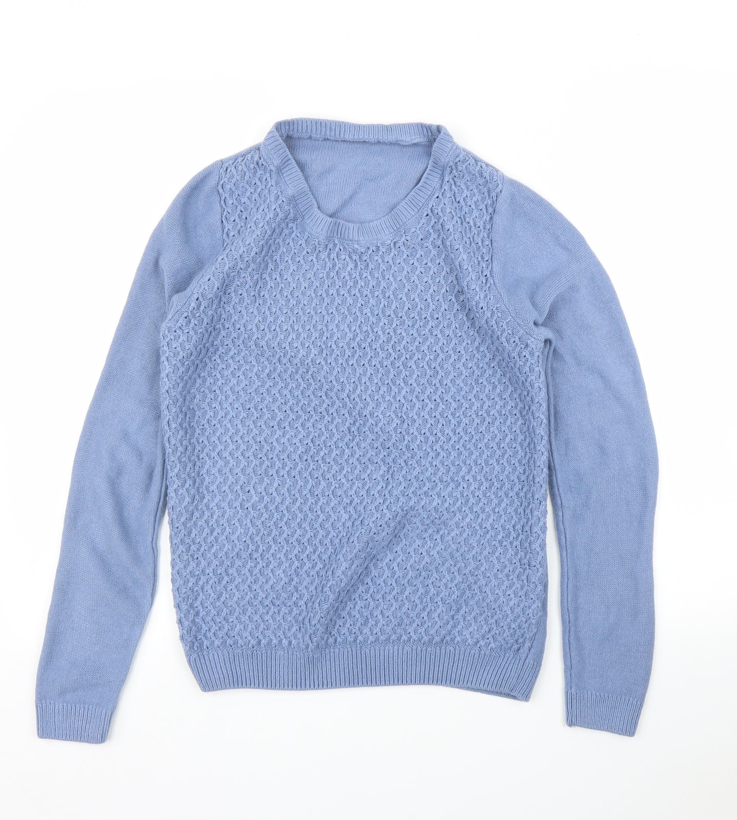 Womens UK Size M EWM Blue Pullover Jumper