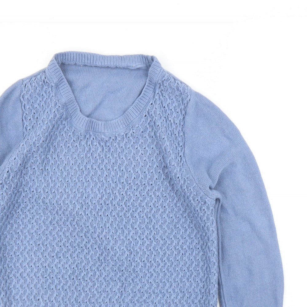 Womens UK Size M EWM Blue Pullover Jumper