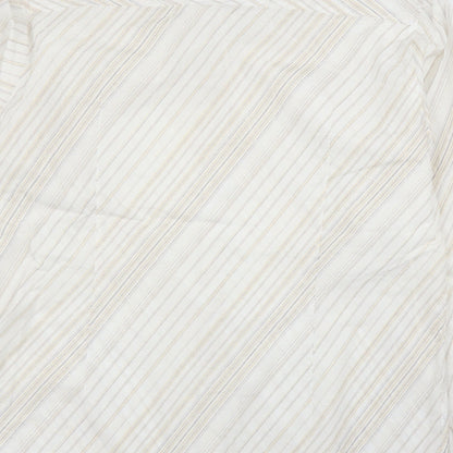 Mens UK Size L Burton Beige  Button-Up Long Sleeve Casual Shirt