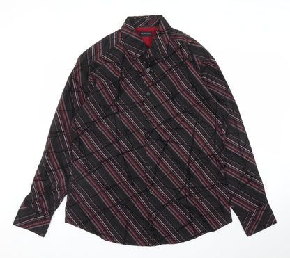Mens UK Size L Burton Purple  Button-Up Long Sleeve Casual Shirt