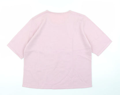 M&S Womens Purple Floral  Basic Blouse Size 16