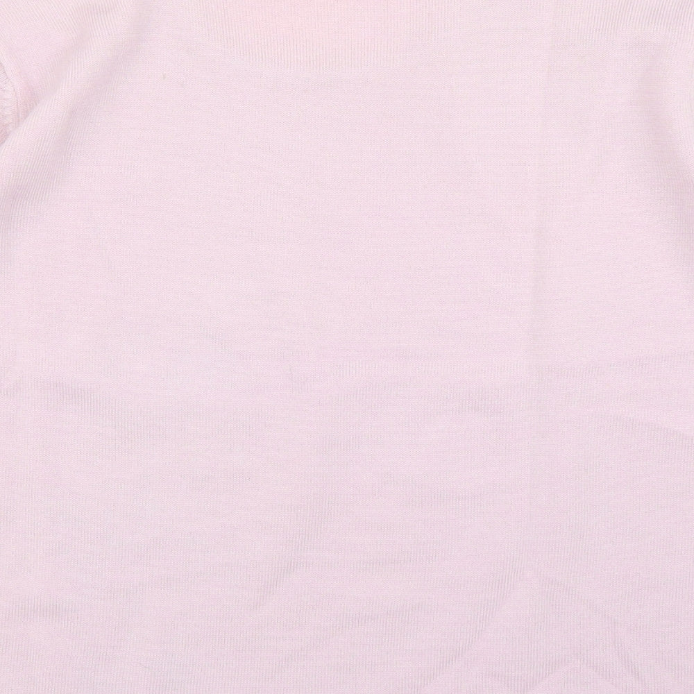 M&S Womens Purple Floral  Basic Blouse Size 16