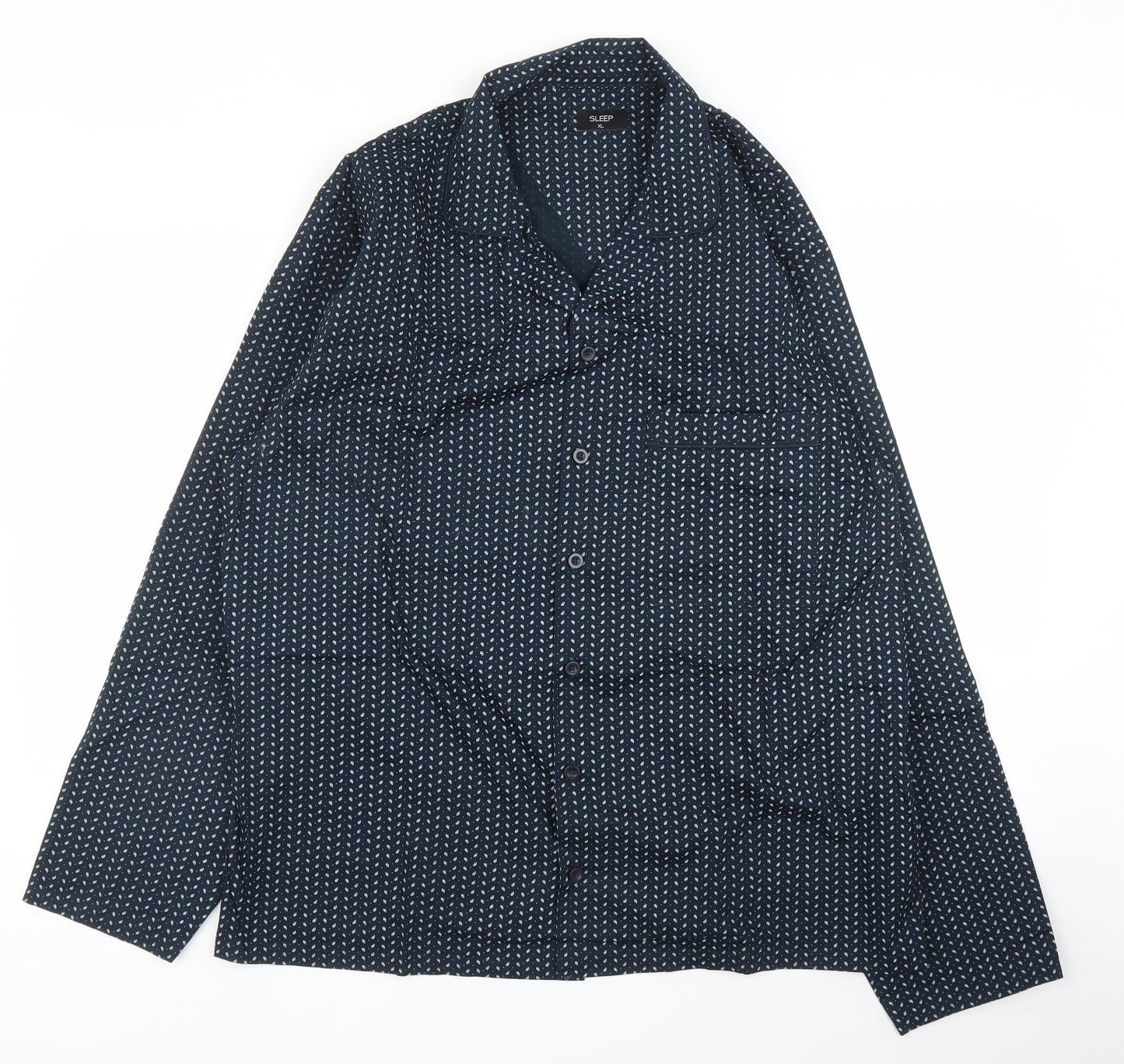 Mens UK Size XL Matalan Blue  Button-Up Long Sleeve Casual Shirt
