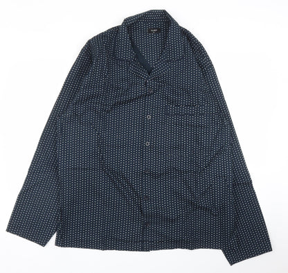 Mens UK Size XL Matalan Blue  Button-Up Long Sleeve Casual Shirt