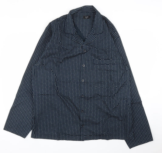 Mens UK Size XL Matalan Blue  Button-Up Long Sleeve Casual Shirt