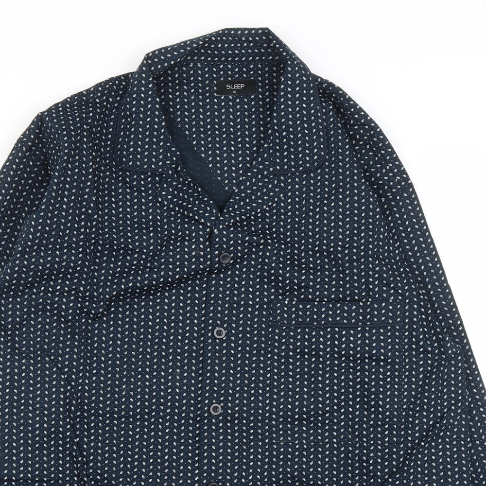 Mens UK Size XL Matalan Blue  Button-Up Long Sleeve Casual Shirt