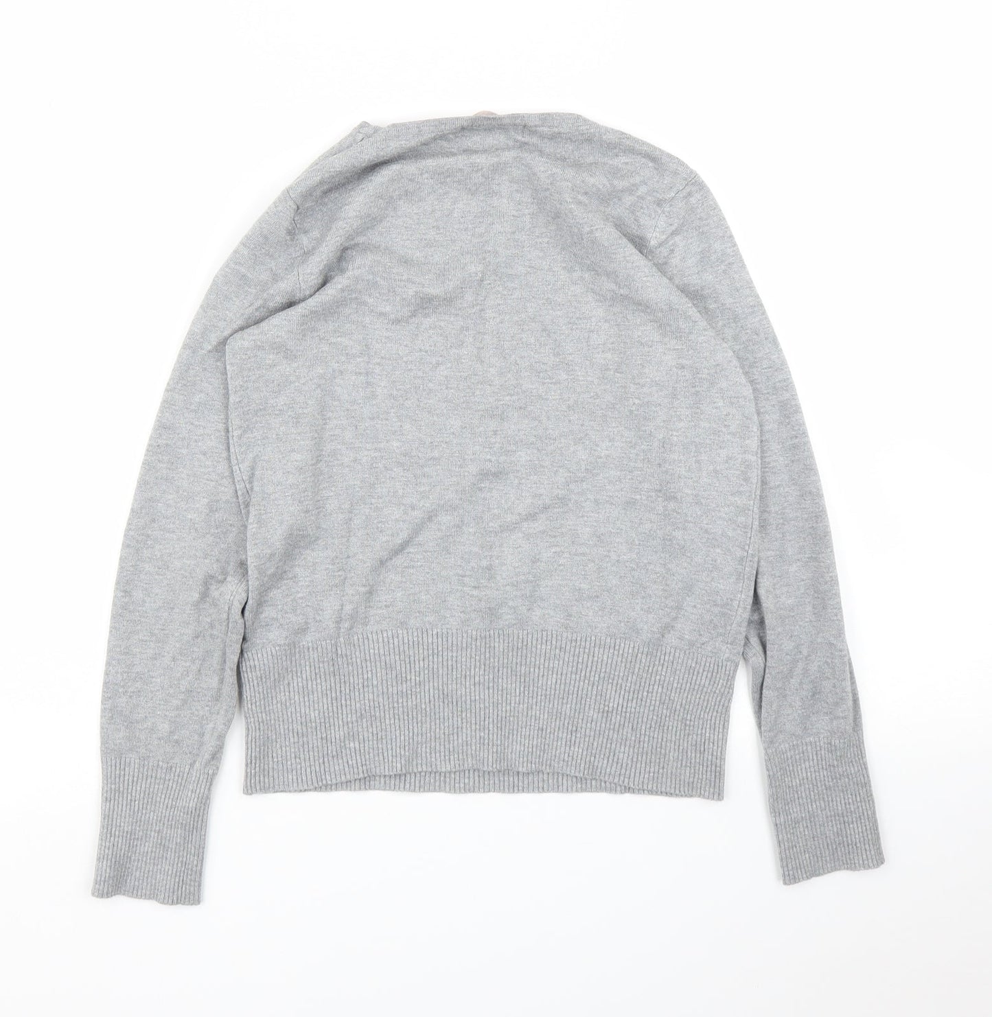 M&S Womens Grey   Basic Blouse Size 8