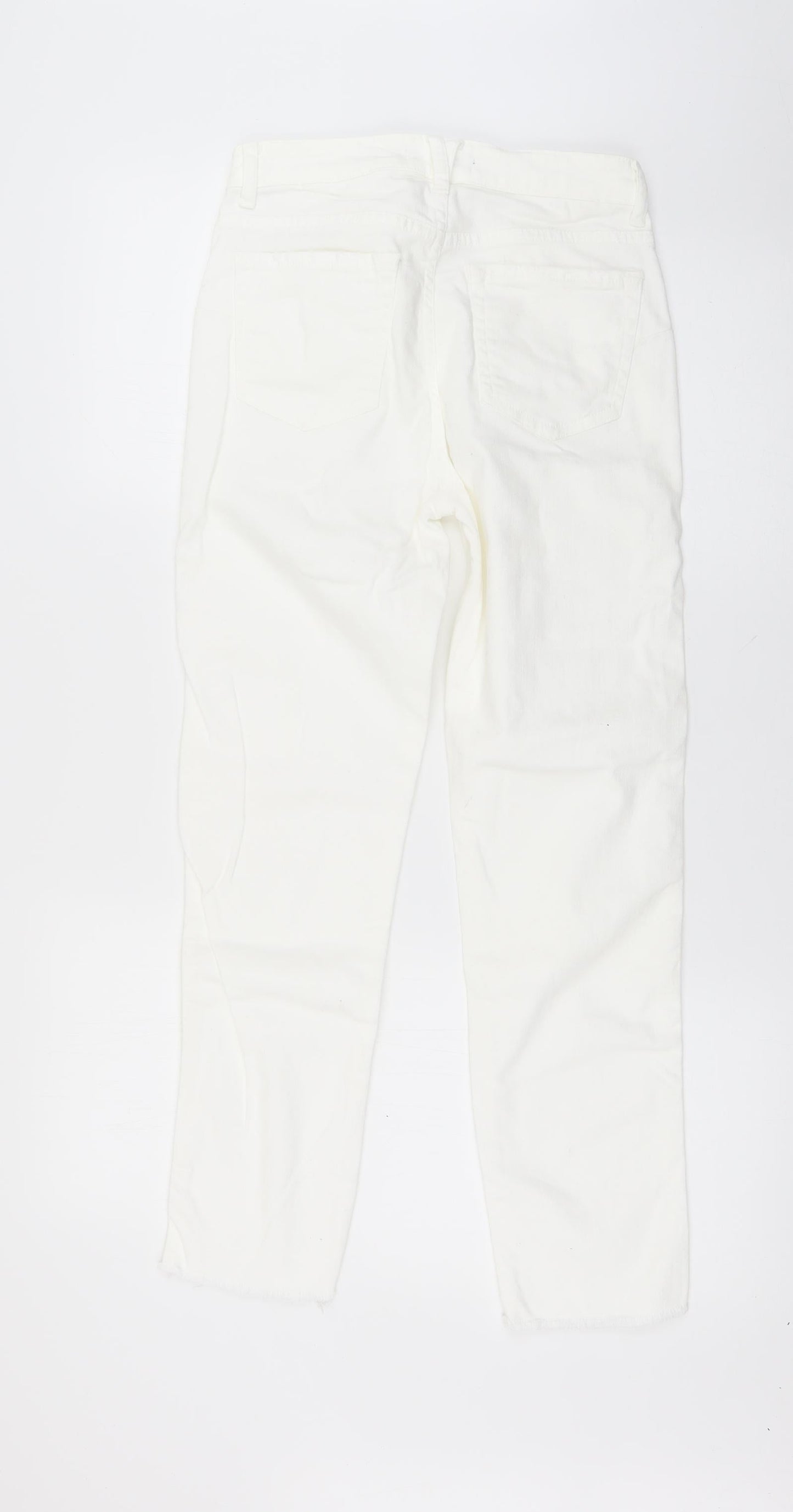 Bershka Womens White   Skinny Jeans Size 6 L25.5 in