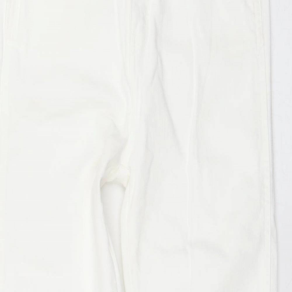Bershka Womens White   Skinny Jeans Size 6 L25.5 in