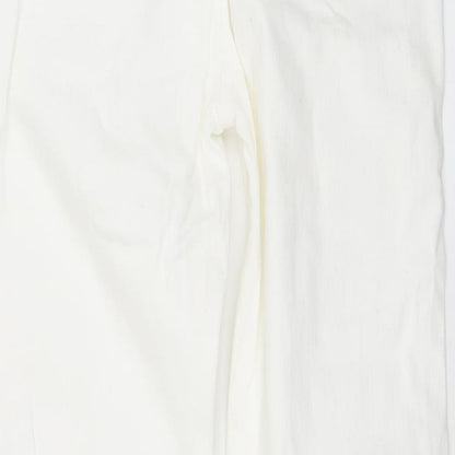 Bershka Womens White   Skinny Jeans Size 6 L25.5 in