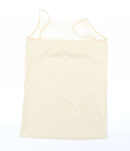 maria Womens Beige   Basic Tank Size XL