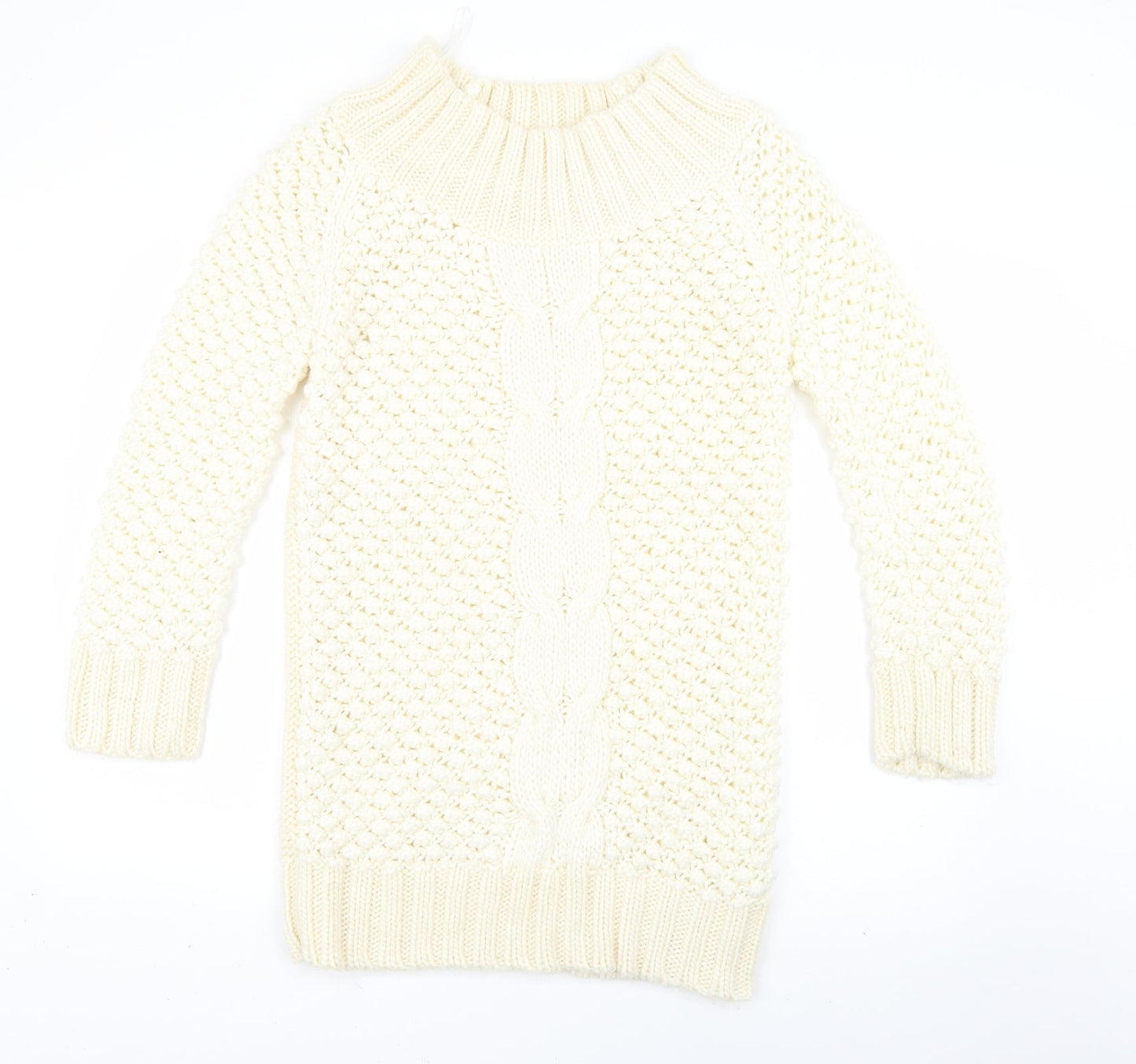 Womens UK Size 14 Miss Selfridge White Pullover Jumper