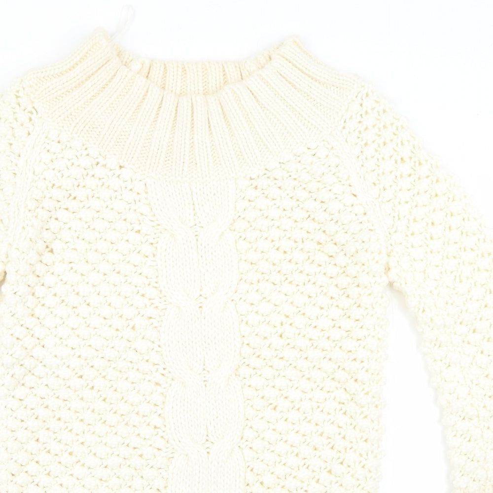 Womens UK Size 14 Miss Selfridge White Pullover Jumper