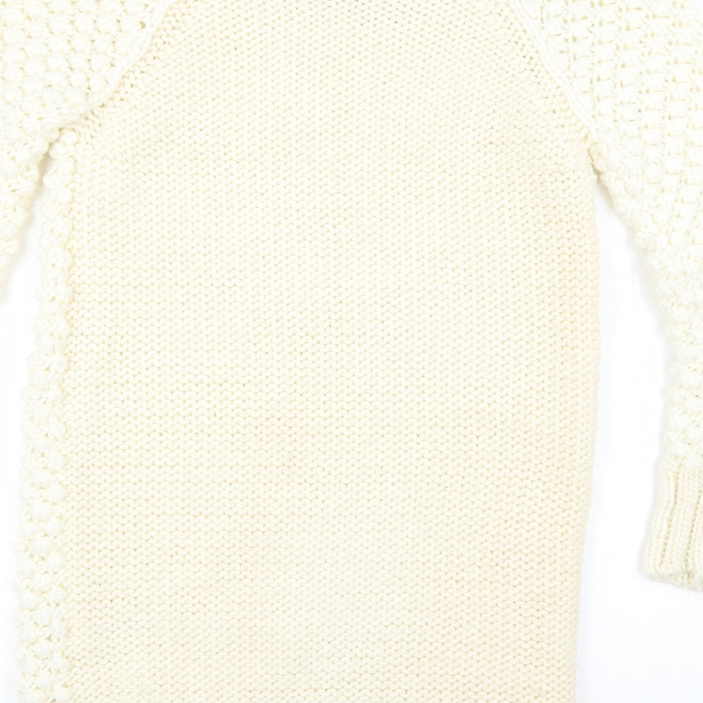 Womens UK Size 14 Miss Selfridge White Pullover Jumper