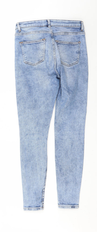 Denim & Co. Womens Blue   Skinny Jeans Size 10 L26.5 in