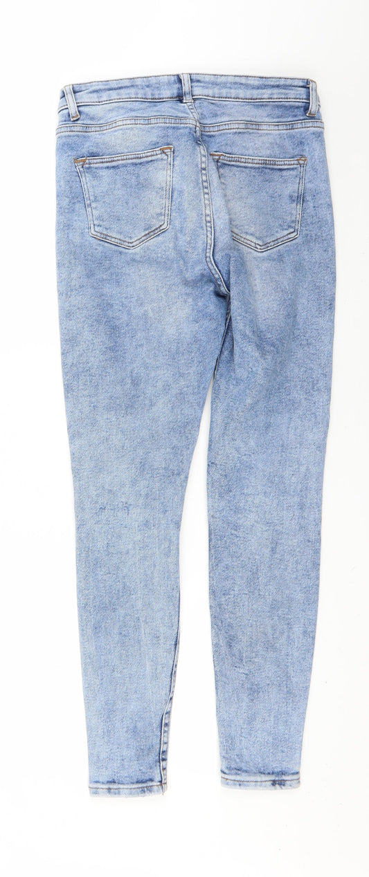 Denim & Co. Womens Blue   Skinny Jeans Size 10 L26.5 in