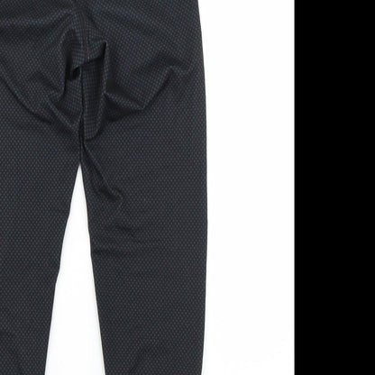 F&F Womens Black   Cropped Leggings Size S L21.5 in