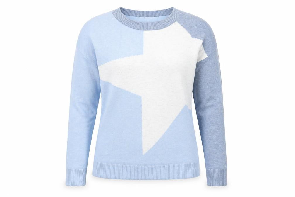peyton primrose Womens Blue   Pullover Jumper Size M